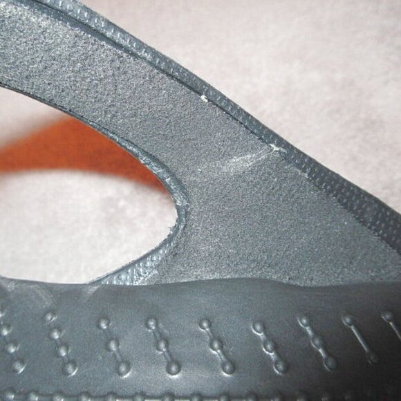 Crocs Cyprus IV High Heel Sandals Size 10 Black Slip On Comfort Platform Dressy - Picture 7 of 12